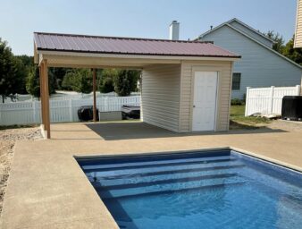 12x20 custom gable pavilion