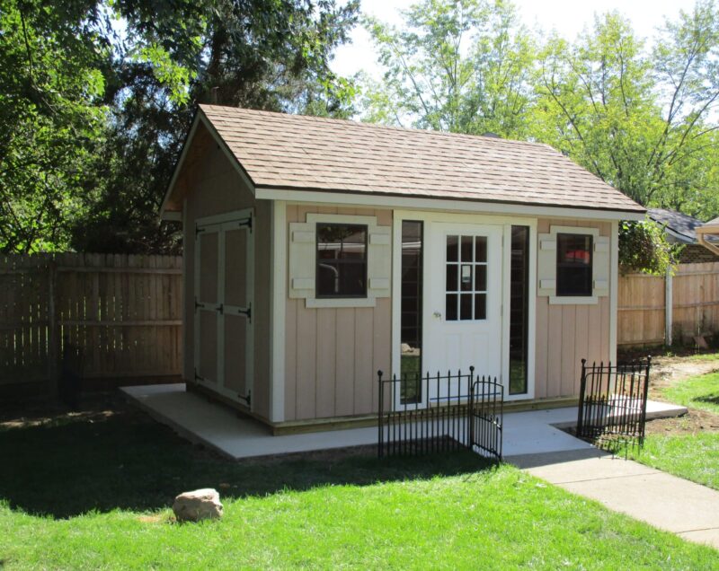 shed site prep concrete pad