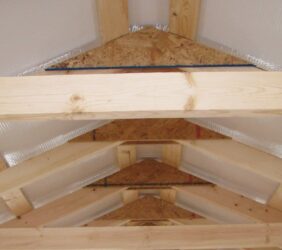 quality sheds 24inches on center trusses