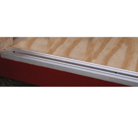 quality sheds aluminum floor edge protector