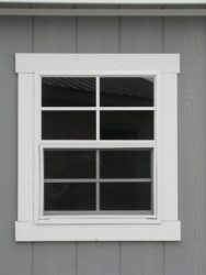 storage shed options 22x27 window