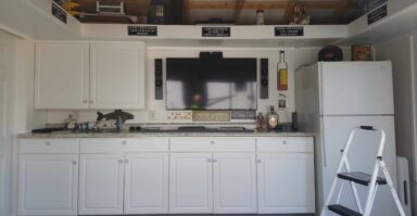 creative shed ideas kitchen