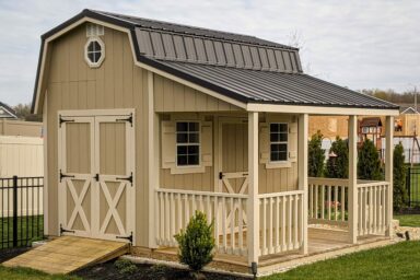 custom prefab sheds with porches for sale in central ohio