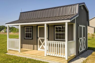 custom prefab sheds with porches rent to own near columbus ohio
