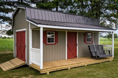 local prefab sheds with porches rent to own near springfield ohio