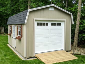 garage shed with garage door for sale springfield ohio
