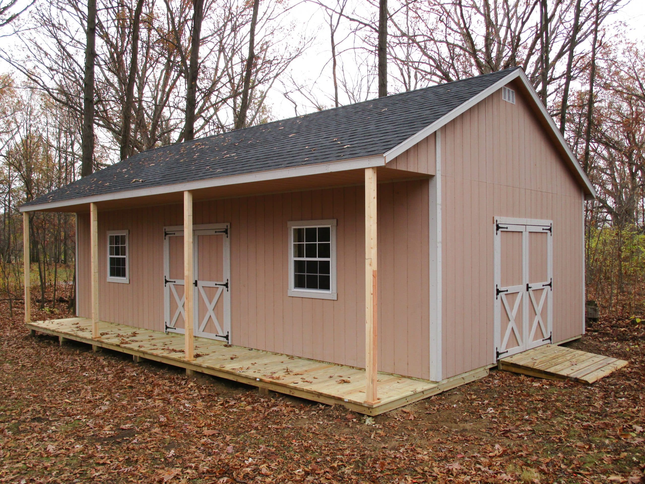 prefab hunting cabin in central ohio