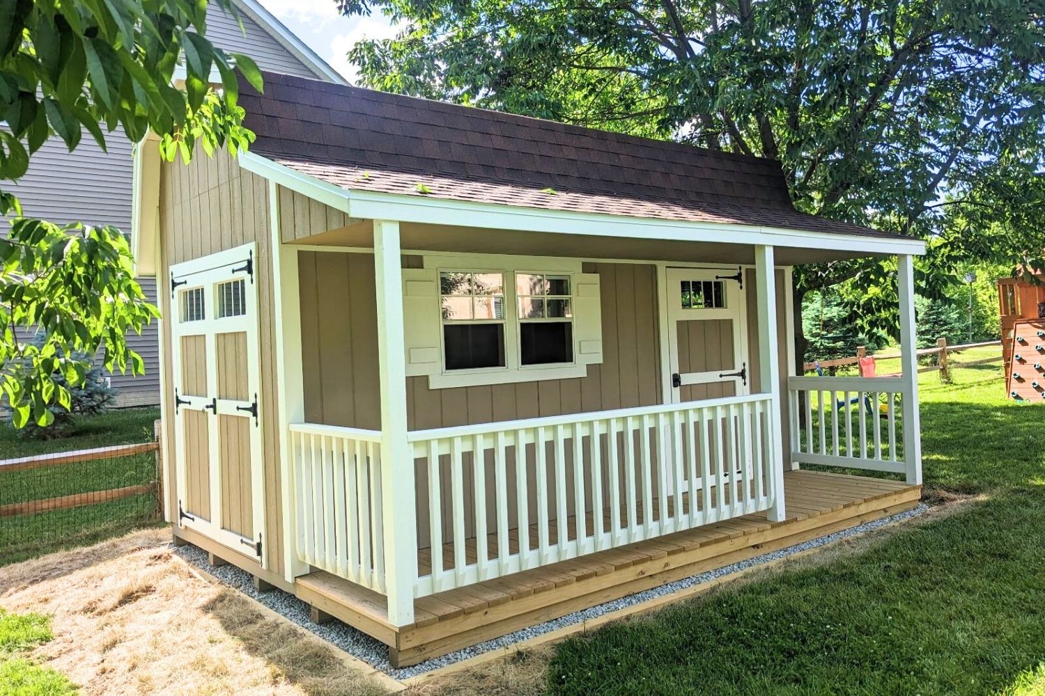 home office custom shed in ohio